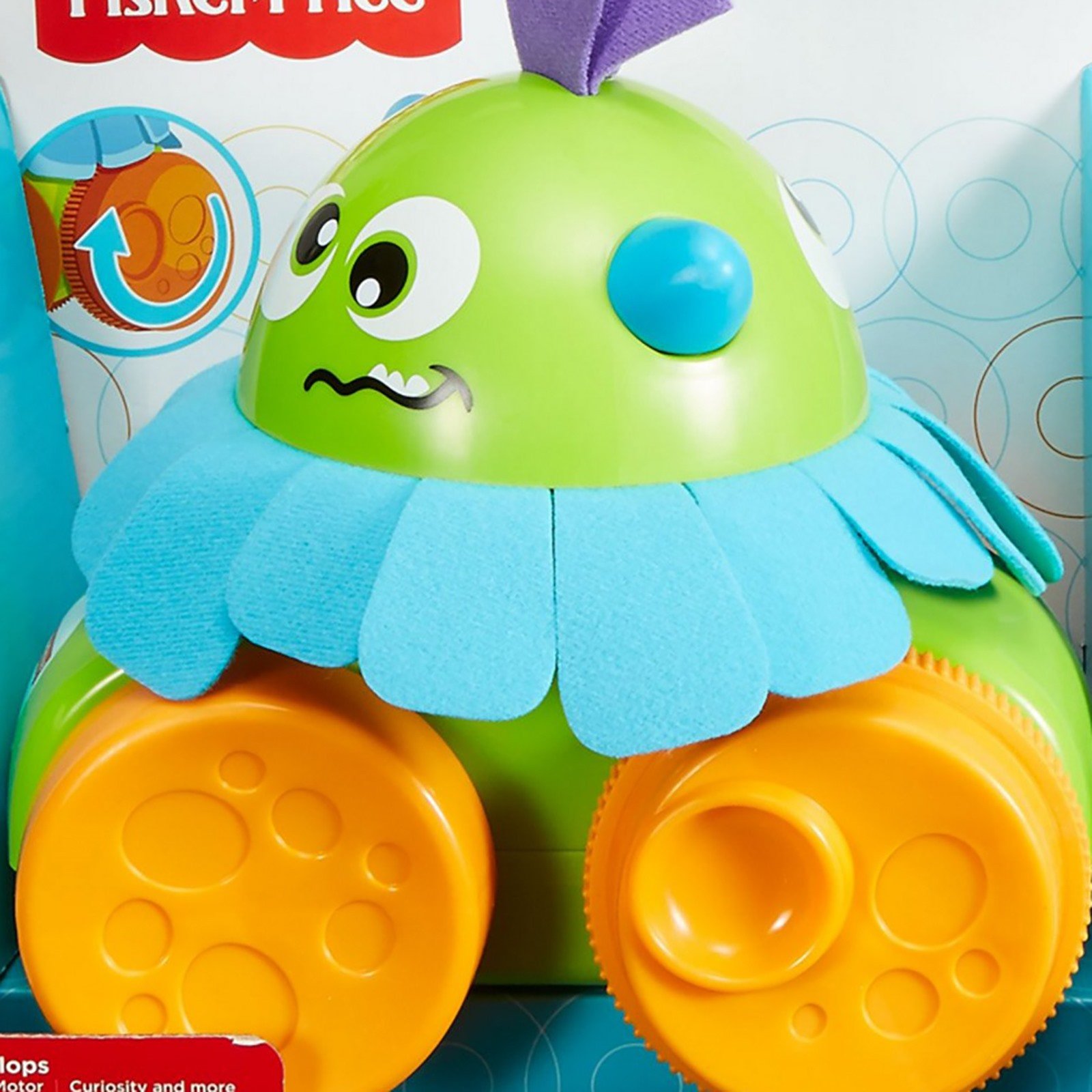 Foto 3 pulgar | Pull Toy Fisher-price Walk & Whirl Monster Para Bebés - Venta Internacional.