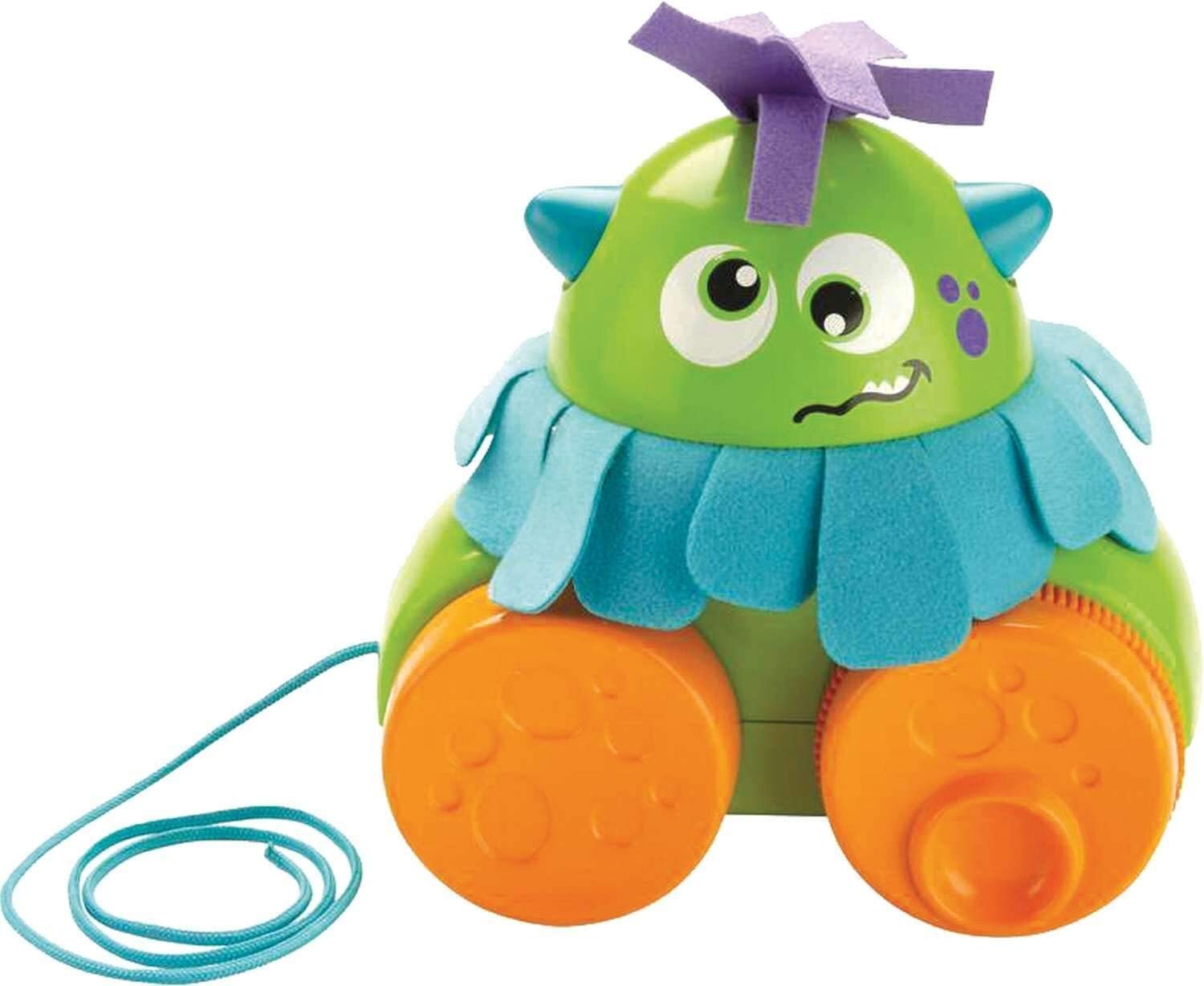 Foto 5 pulgar | Pull Toy Fisher-price Walk & Whirl Monster Para Bebés - Venta Internacional.