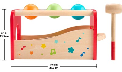 Foto 3 | Xilófono Toy Fisher-price De Madera Para Niños Pequeños Con Forma De Libra Y Grifo - Venta Internacional.