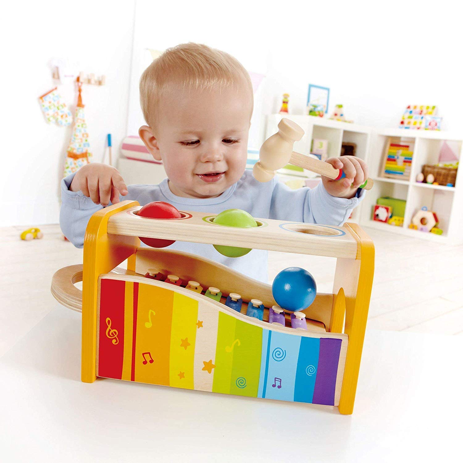 Foto 2 | Set De Música Hape Pound, Tap & Shake! Para Niños Pequeños De 1 A 4 Años - Venta Internacional.