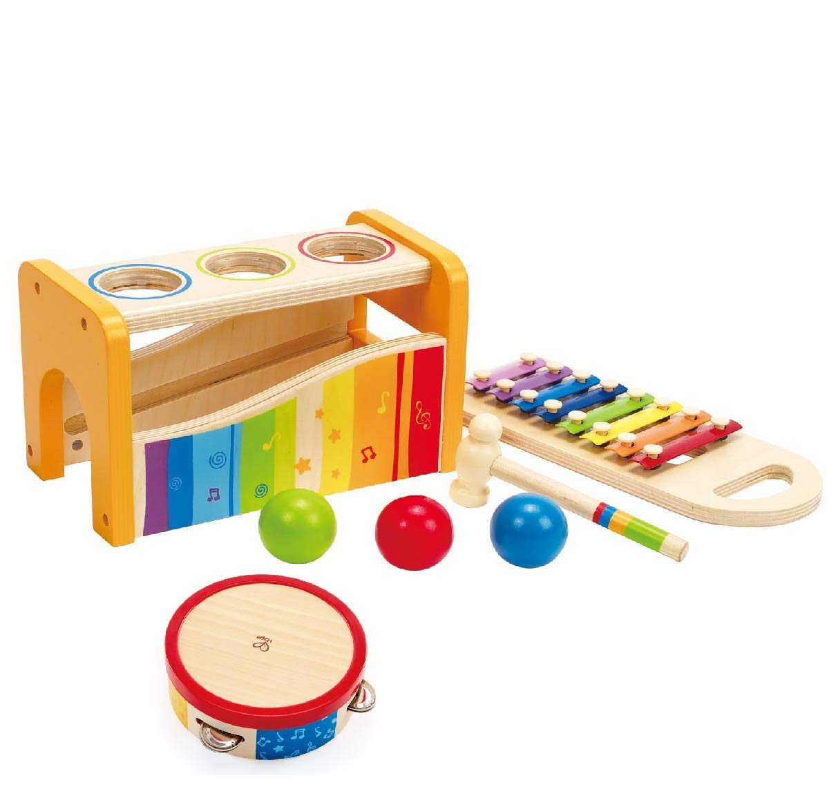 Foto 7 pulgar | Set De Música Hape Pound, Tap & Shake! Para Niños Pequeños De 1 A 4 Años - Venta Internacional.