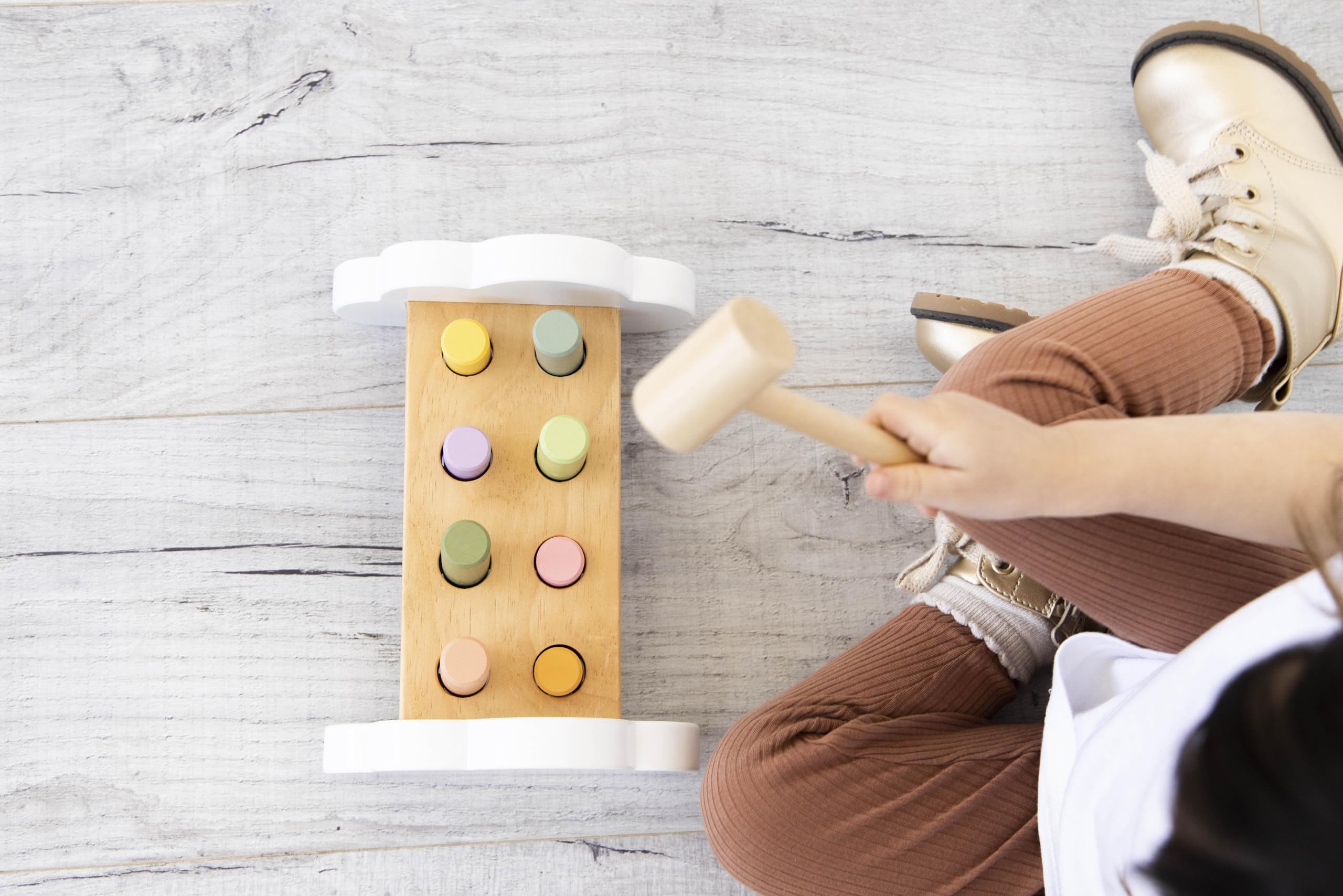 Foto 6 pulgar | Juguete Hammer Bench Montessori Pearhead Para Niños De 1 Año O Más - Venta Internacional.