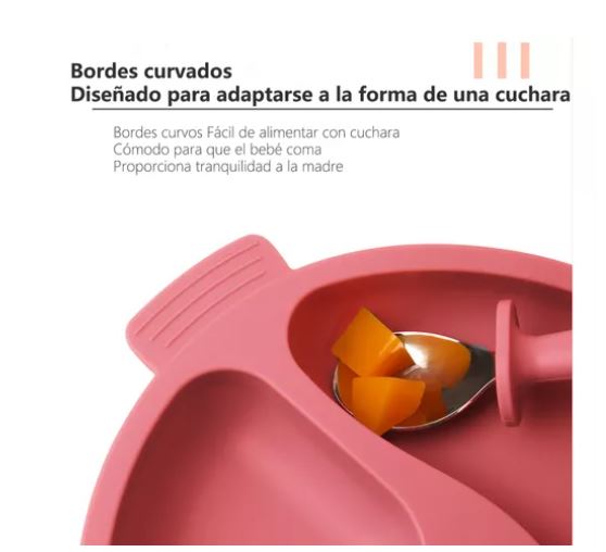 Foto 3 pulgar | Juego De Alimentación De Silicona Para Bebés