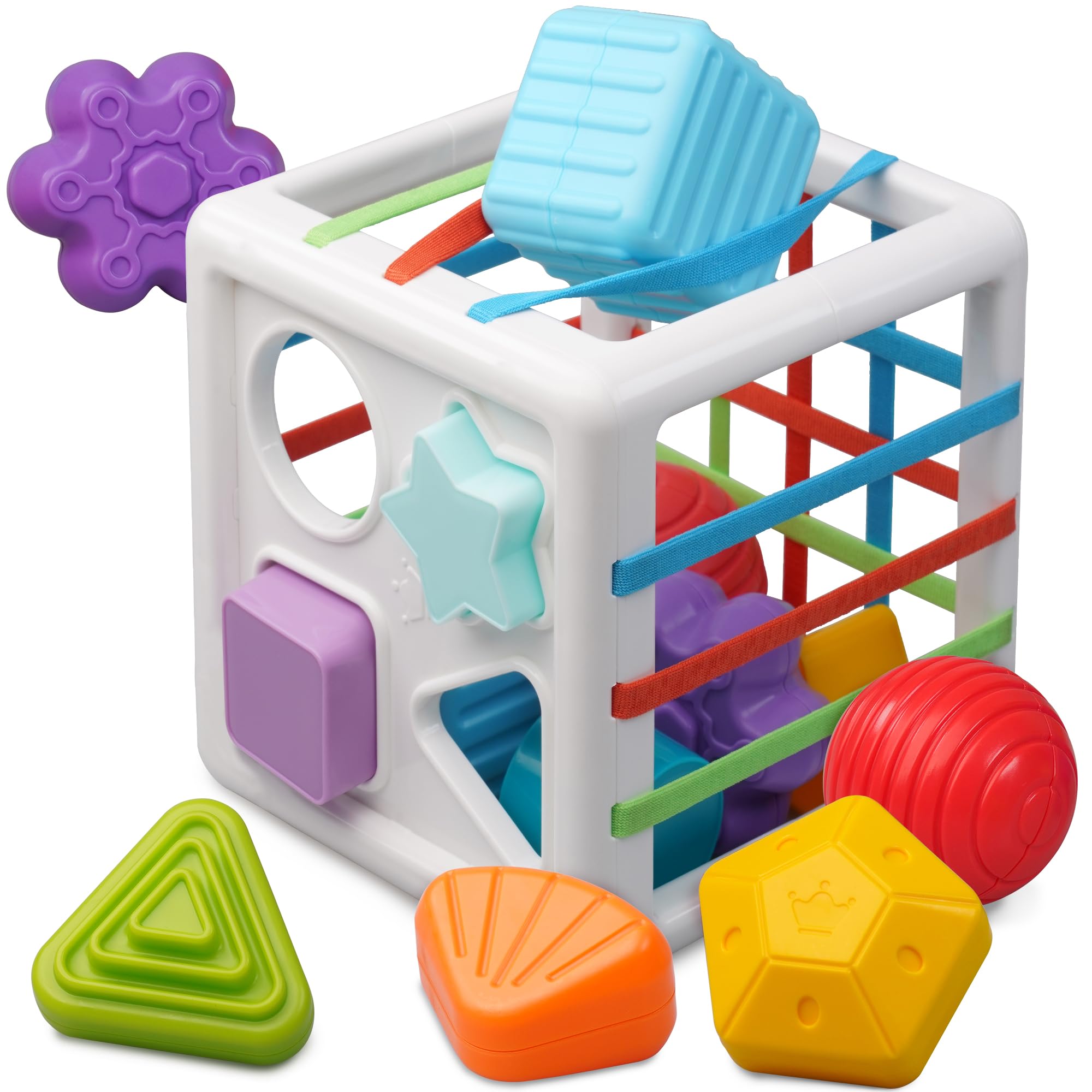 Foto 2 pulgar | Venta Internacional - Juguete Clasificador De Formas Likee Montessori Para Niños Mayores De 1 Año Con 10 Piezas