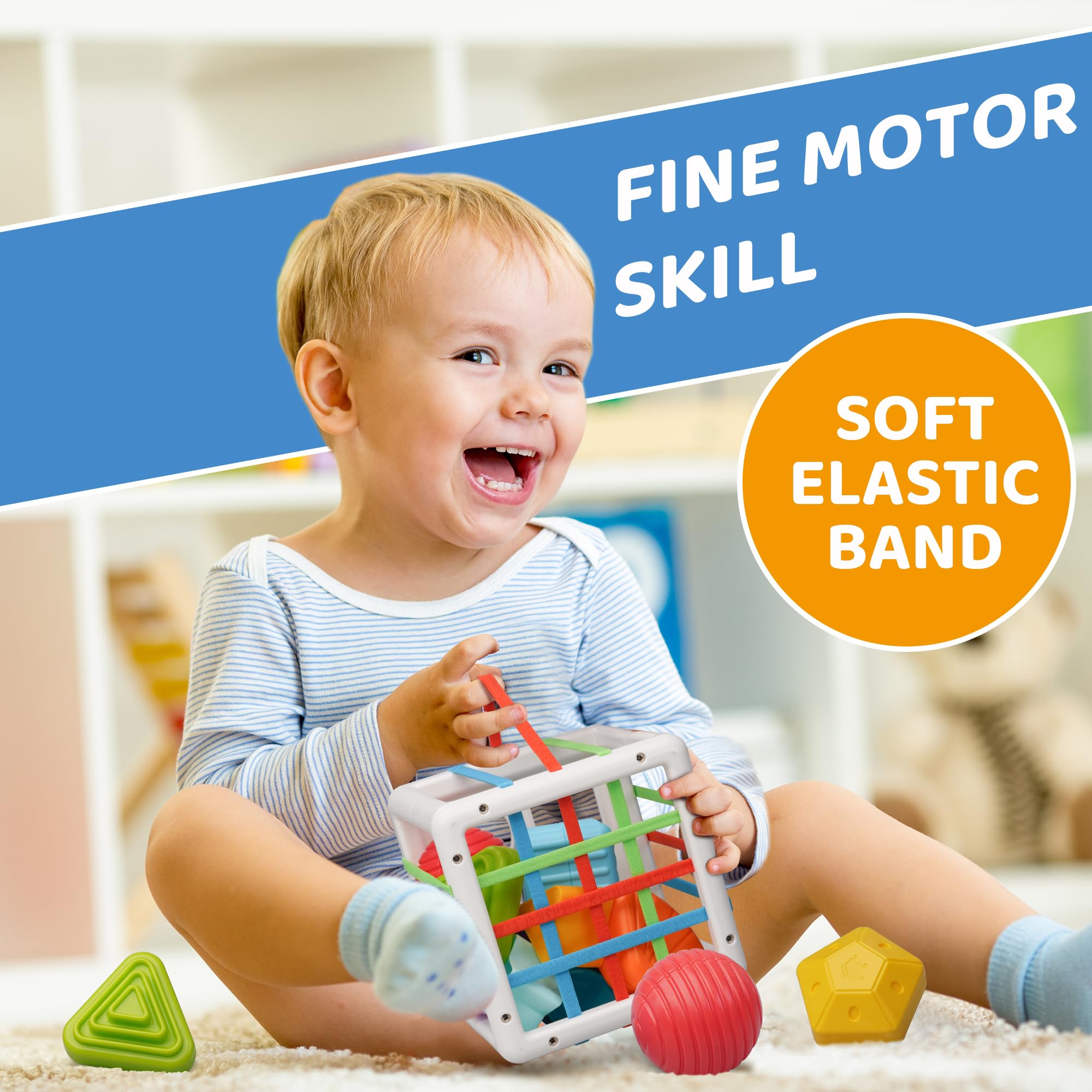Foto 4 pulgar | Venta Internacional - Juguete Clasificador De Formas Likee Montessori Para Niños Mayores De 1 Año Con 10 Piezas