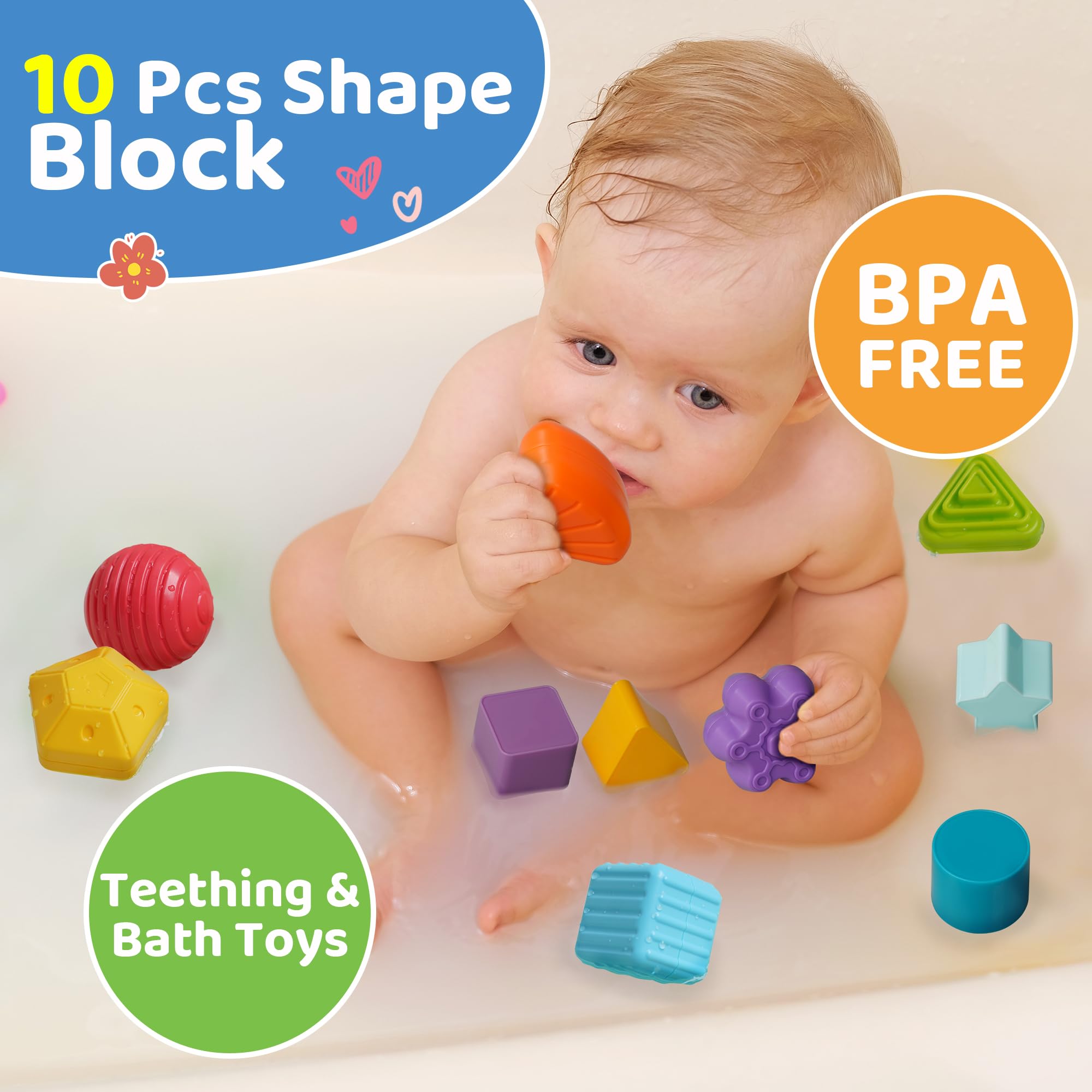 Foto 5 pulgar | Venta Internacional - Juguete Clasificador De Formas Likee Montessori Para Niños Mayores De 1 Año Con 10 Piezas