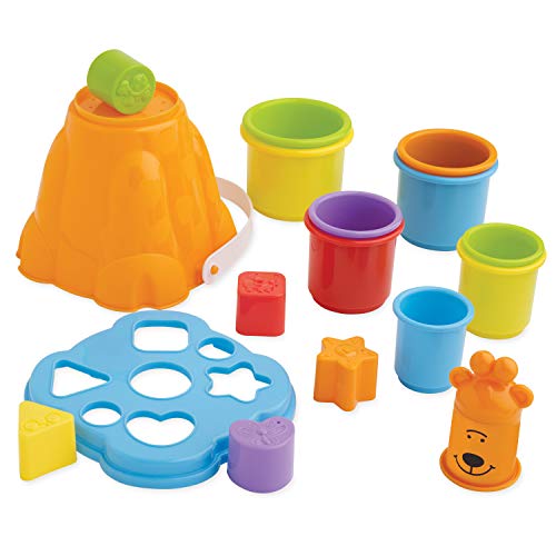 Foto 4 pulgar | Venta Internacional - Juego De Cubos Bruin Giraffe Con Forma De Vaso Apilable Y Clasificador De Formas