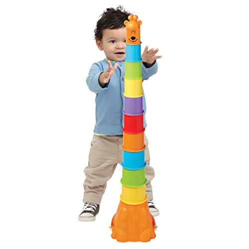 Foto 5 pulgar | Venta Internacional - Juego De Cubos Bruin Giraffe Con Forma De Vaso Apilable Y Clasificador De Formas