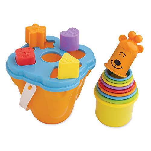 Foto 6 pulgar | Venta Internacional - Juego De Cubos Bruin Giraffe Con Forma De Vaso Apilable Y Clasificador De Formas
