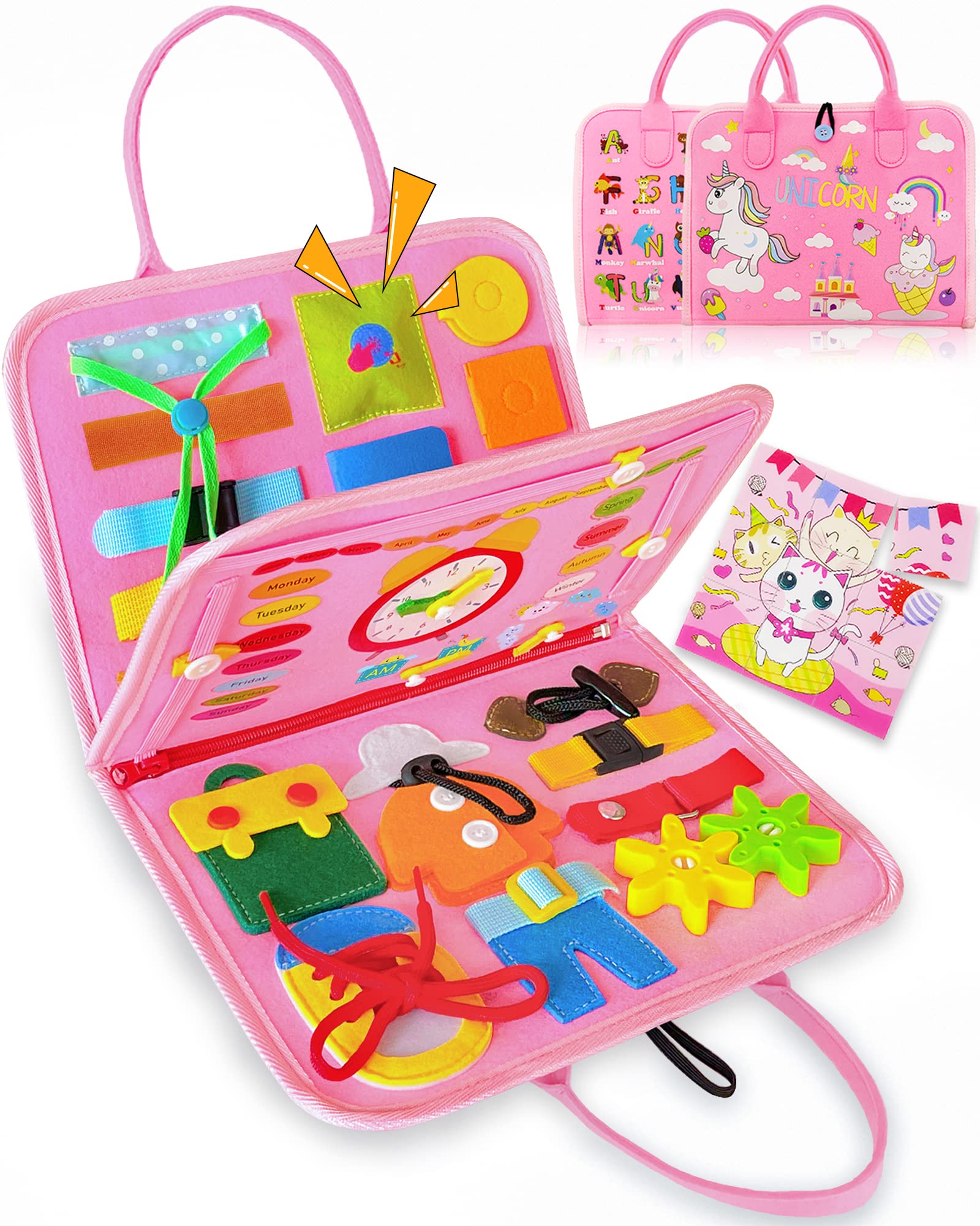 Venta Internacional - Juguete Montessori Exorany De Busy Board De 1 A 4 Años Con Motor Fino