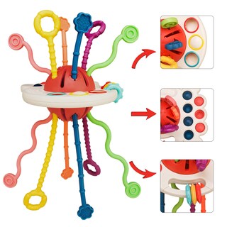 Foto 1 | Venta Internacional - Cordón De Silicona Sensory Toy Tiyol Montessori De 1 Año O Más