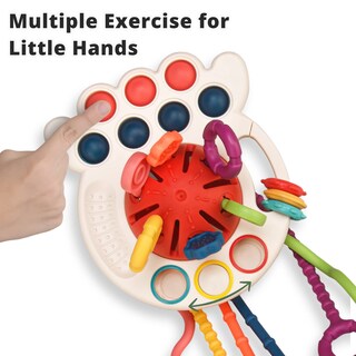 Foto 3 | Venta Internacional - Cordón De Silicona Sensory Toy Tiyol Montessori De 1 Año O Más