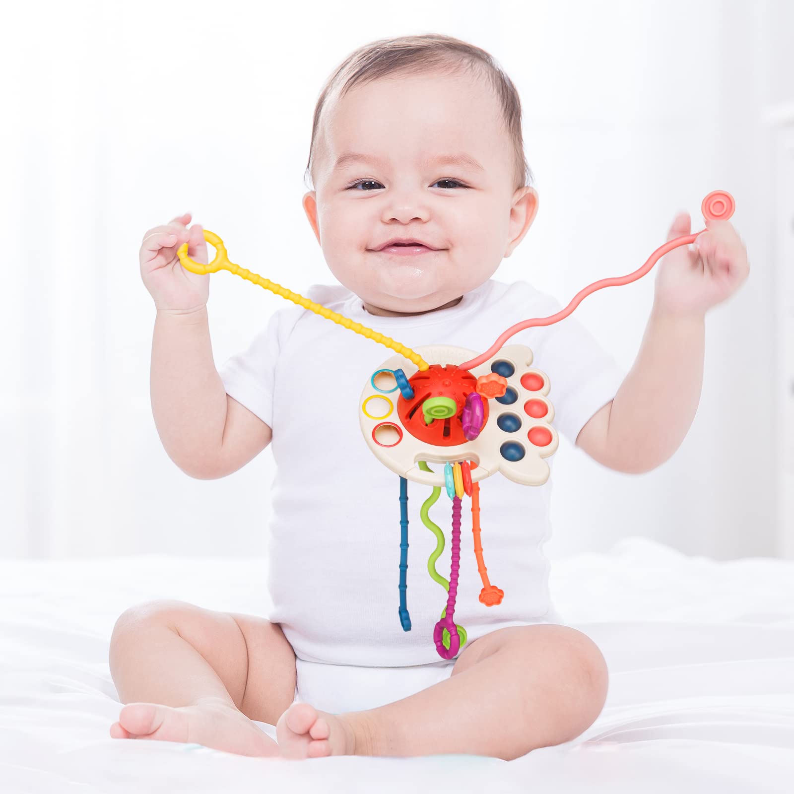 Foto 5 pulgar | Venta Internacional - Cordón De Silicona Sensory Toy Tiyol Montessori De 1 Año O Más