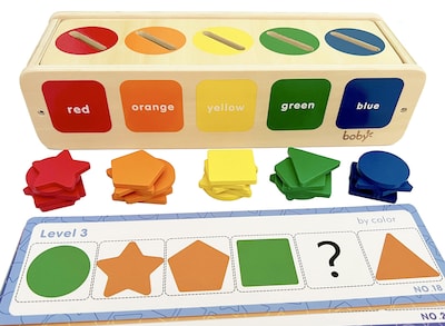 Foto 3 | Venta Internacional - Montessori Toys Daily Funn, Clasificación Por Colores Y Formas, De 1 A 3 Años