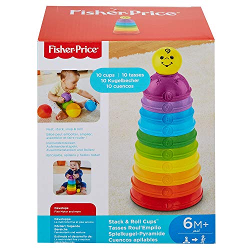 Foto 6 | Venta Internacional - Vasos Apilables Y Enrollables Toy Fisher Price K7166 Para Mayores De 6 Millones