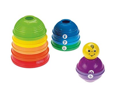 Foto 7 | Venta Internacional - Vasos Apilables Y Enrollables Toy Fisher Price K7166 Para Mayores De 6 Millones