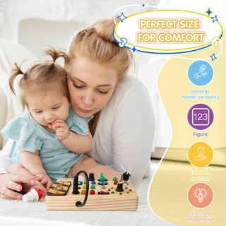 Foto 5 | Venta Internacional - Tabla Montessori Relodica Para Niños Pequeños Con 17 Luces Led
