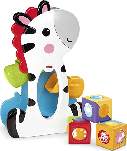 Foto 2 pulgar | Venta Internacional - Bloques Enrollables Toy Fisher-price Tumblin' Zebra Multicolor