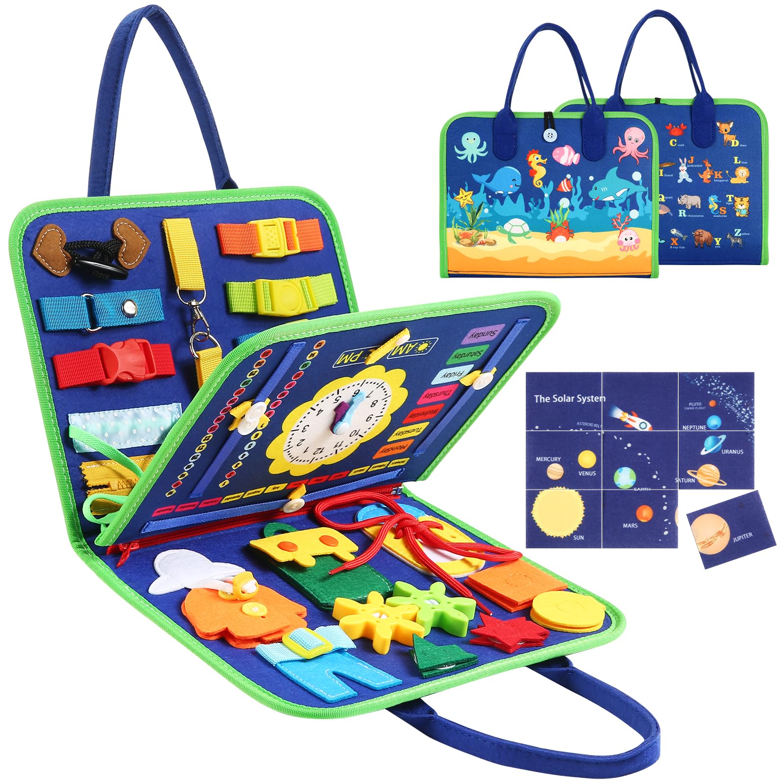 Foto 2 pulgar | Venta Internacional - Juguete Montessori Khlerox De Busy Board Para Niños Pequeños Con 26 Animales