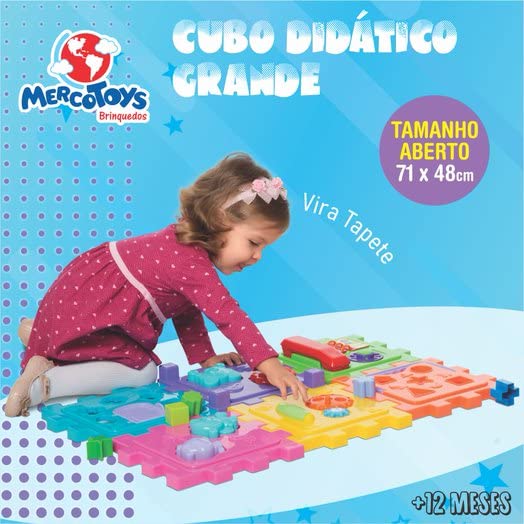 Foto 6 pulgar | Venta Internacional - Cubo Didáctico Mercotoys De Gran Tamaño