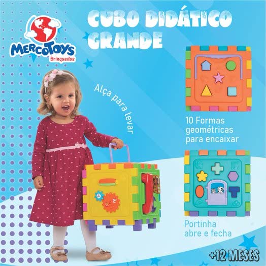 Foto 7 pulgar | Venta Internacional - Cubo Didáctico Mercotoys De Gran Tamaño