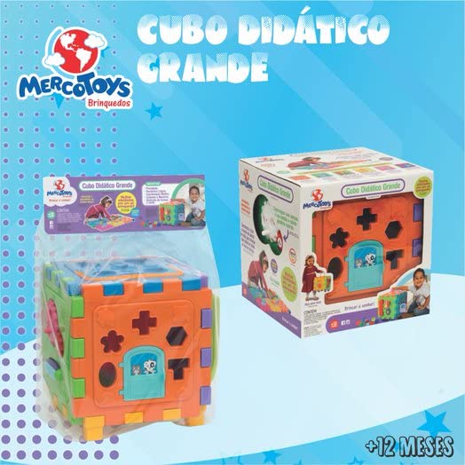 Foto 9 pulgar | Venta Internacional - Cubo Didáctico Mercotoys De Gran Tamaño