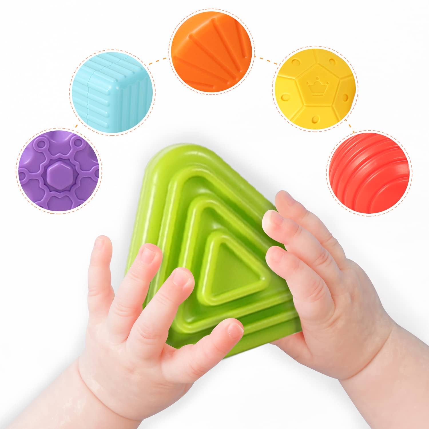 Foto 4 pulgar | Venta Internacional - Clasificador Con Forma De Aprilwolf De Montessori Toys, 12 A 18 Meses, Con Papelera