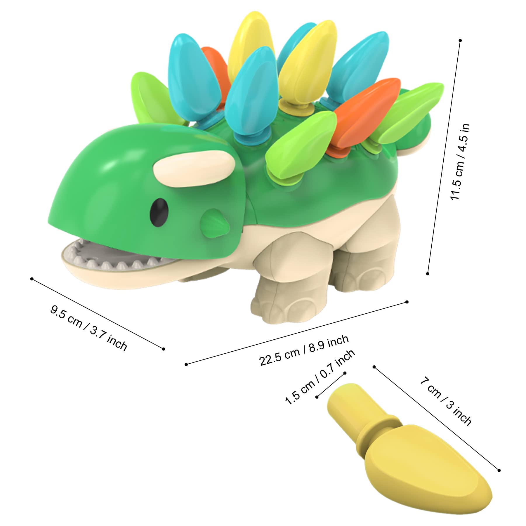 Foto 7 pulgar | Venta Internacional - Juguetes De Dinosaurios Para El Desarrollo De Habilidades Motoras Finas Royebow