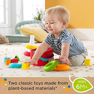 Foto 4 | Venta Internacional - Los Primeros Bloques Y Rock-a-stack De Toy Fisher-price Baby