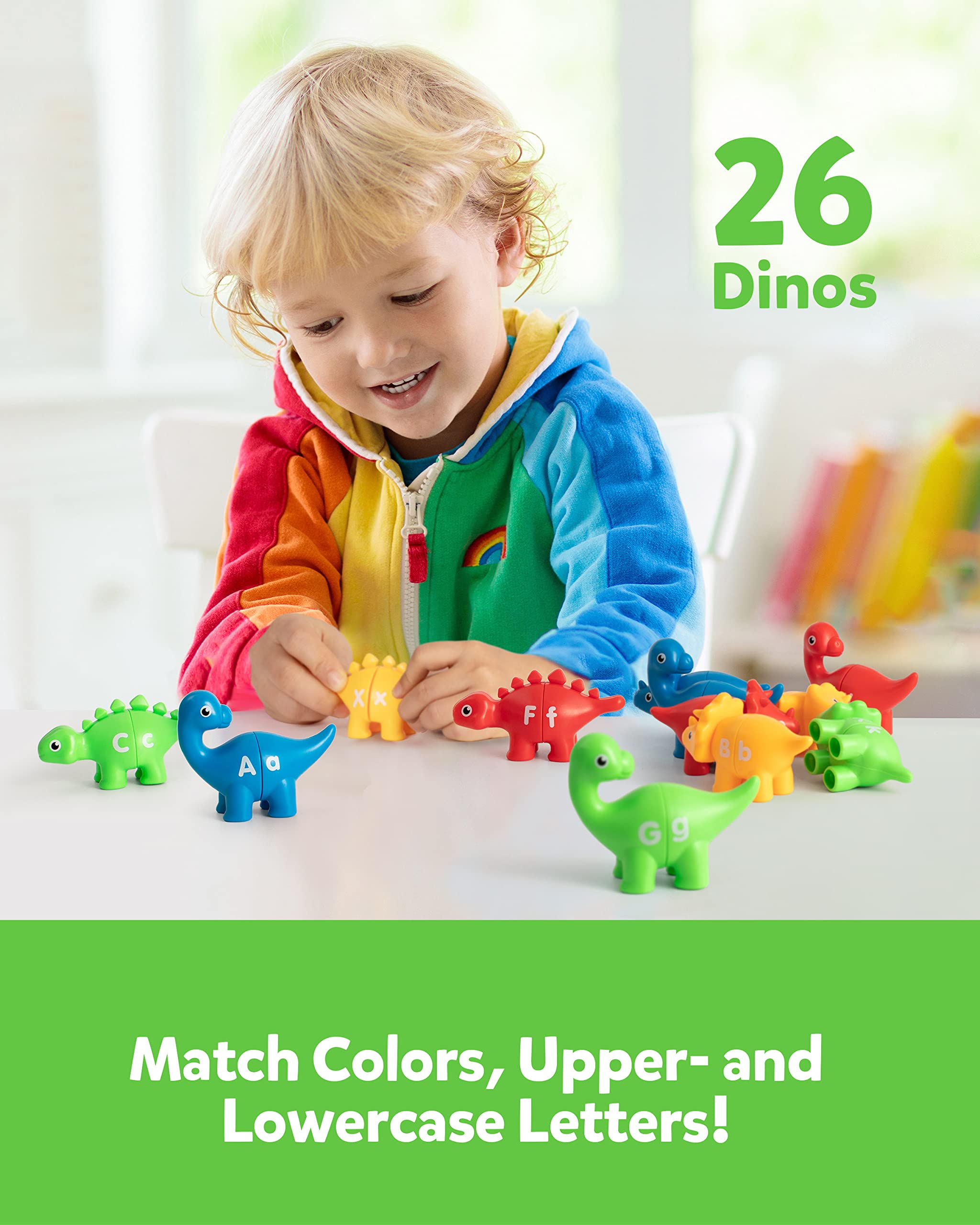 Foto 3 pulgar | Venta Internacional - Juguete A Juego De Dinosaurios Coogam Con 26 Piezas Para Niños Pequeños