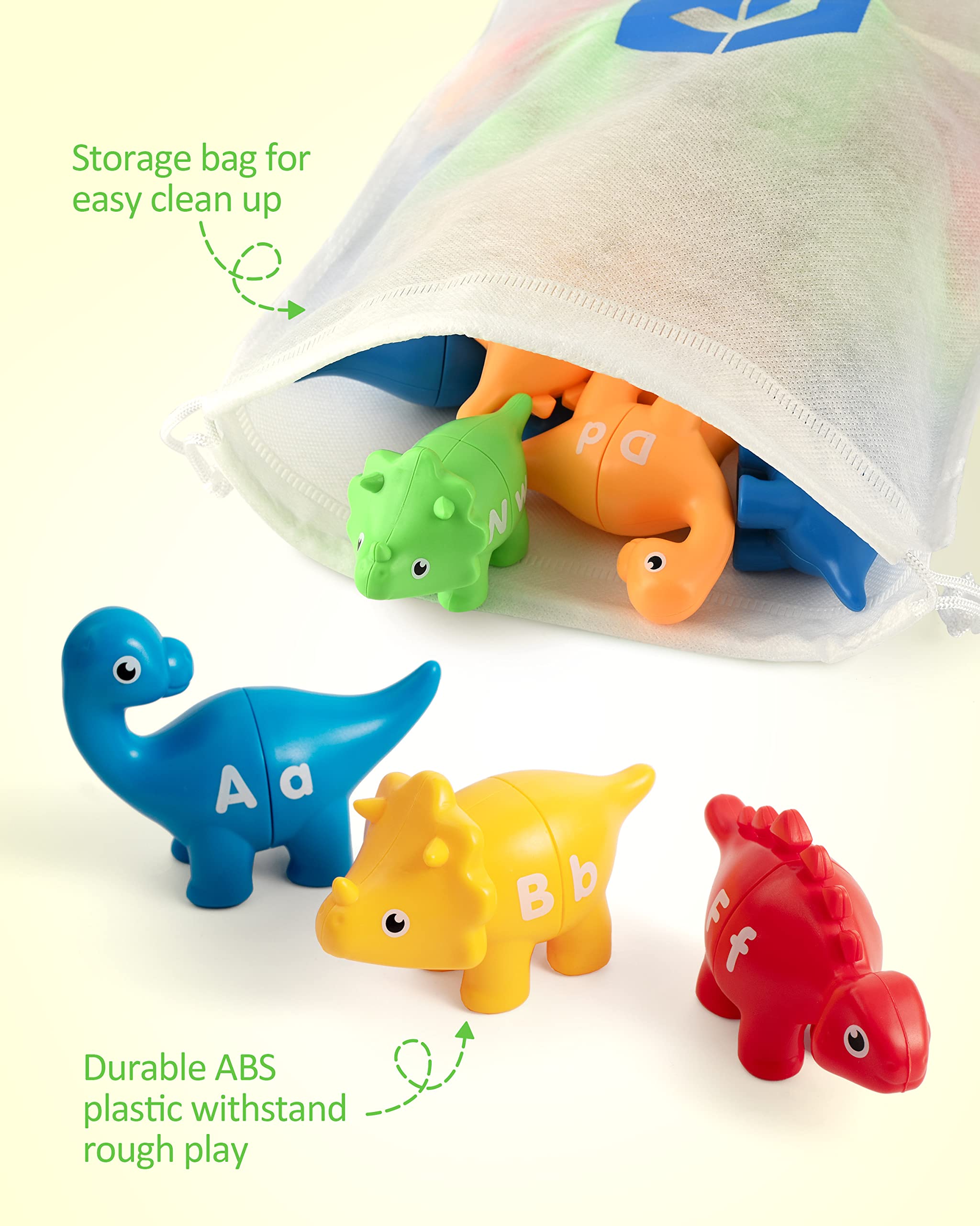 Foto 7 pulgar | Venta Internacional - Juguete A Juego De Dinosaurios Coogam Con 26 Piezas Para Niños Pequeños