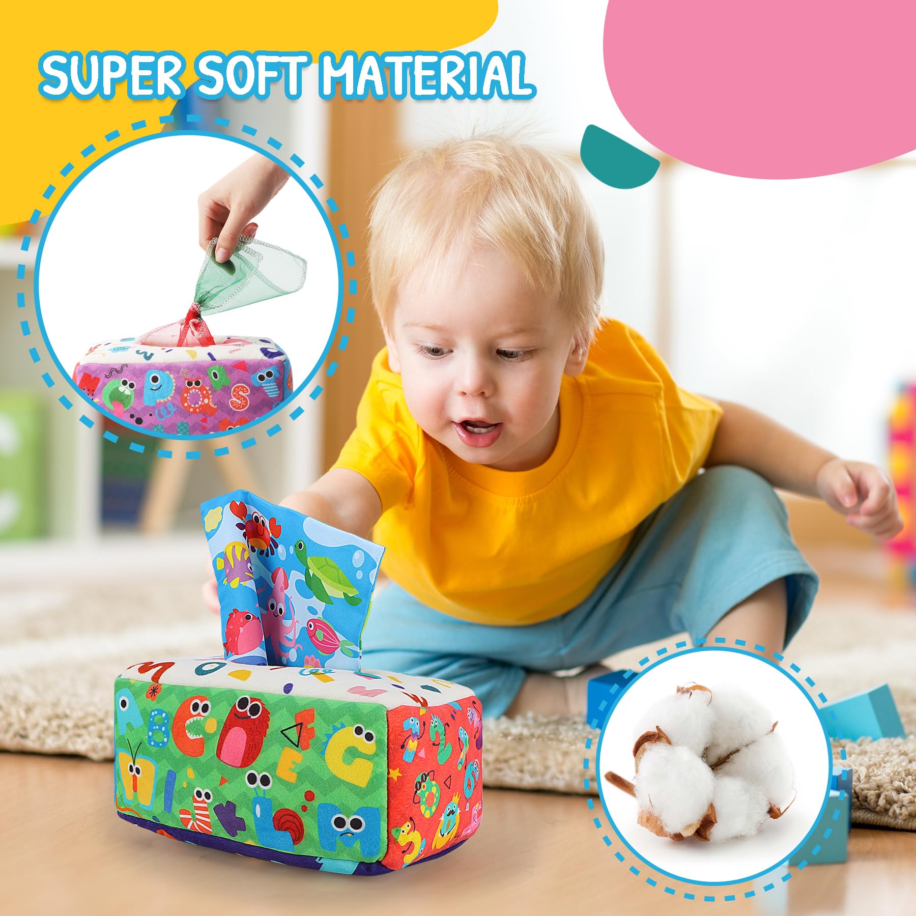Foto 3 pulgar | Venta Internacional - Caja De Pañuelos Urmywo Para Bebés De 6 A 12 Meses Con Sensor De Arrugas