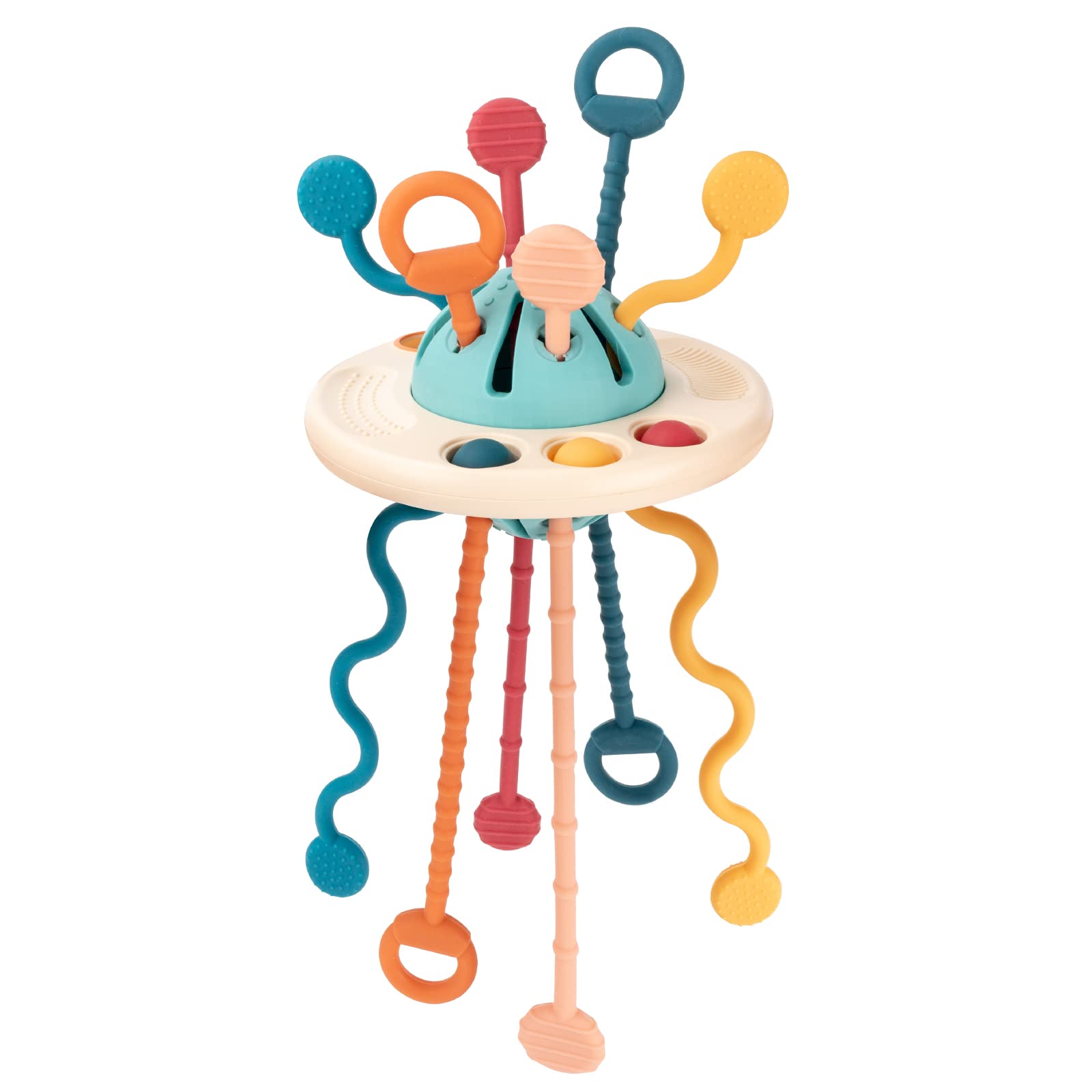 Venta Internacional - Juguete De Silicona Montessori Covtoy Para 6 A 18 Meses Con Cuerda