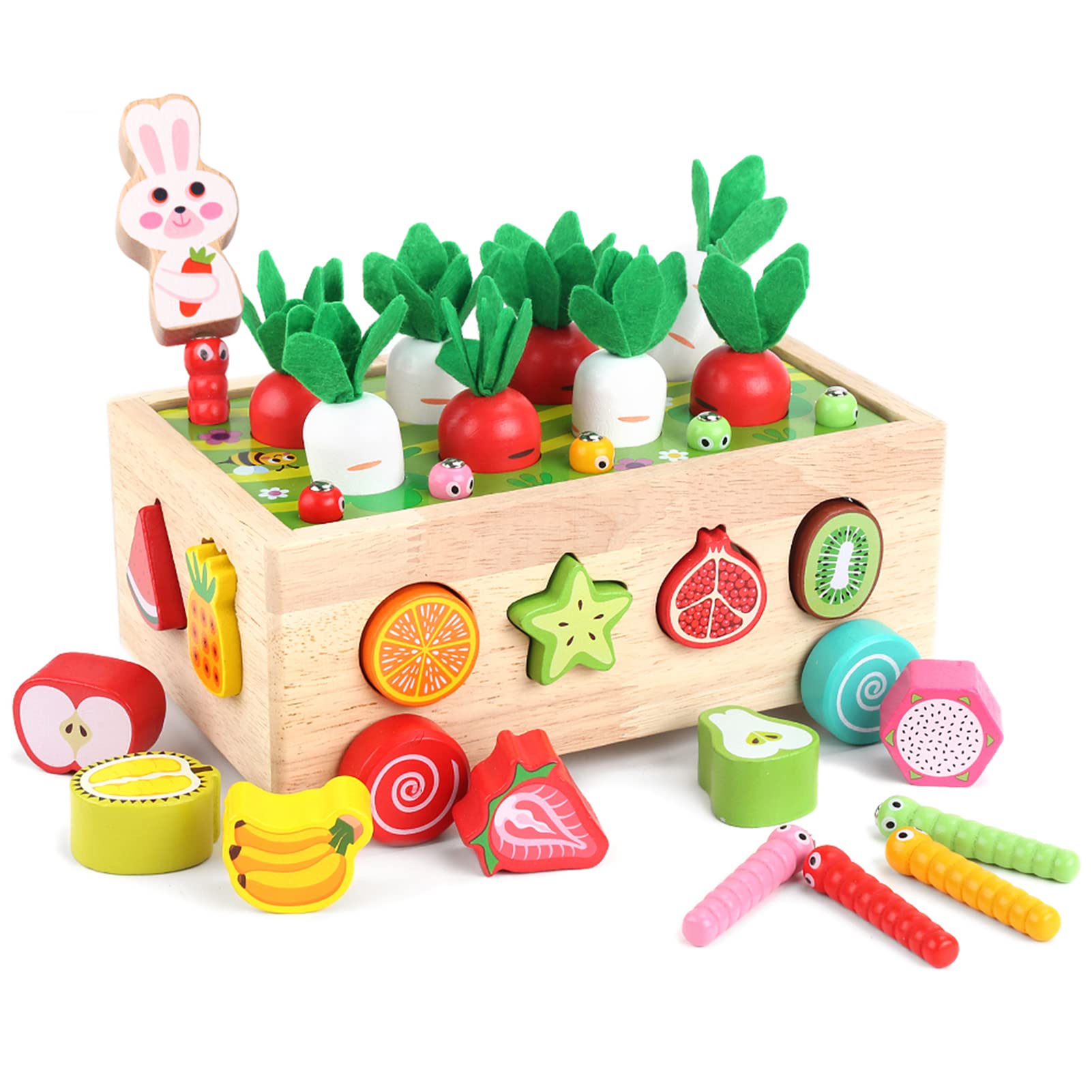 Venta Internacional - Juguete Educativo Kmtjt Montessori De Madera Para Niños De 1 A 3 Años