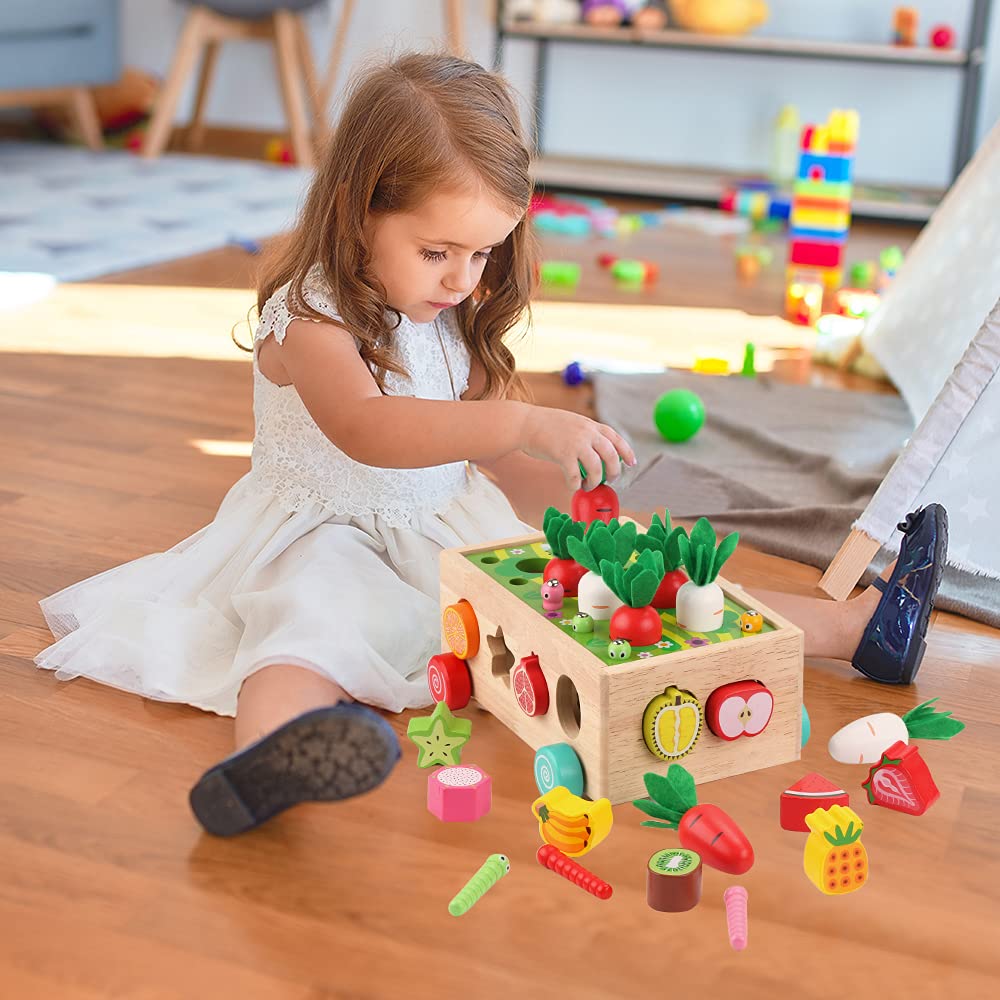Foto 6 pulgar | Venta Internacional - Juguete Educativo Kmtjt Montessori De Madera Para Niños De 1 A 3 Años