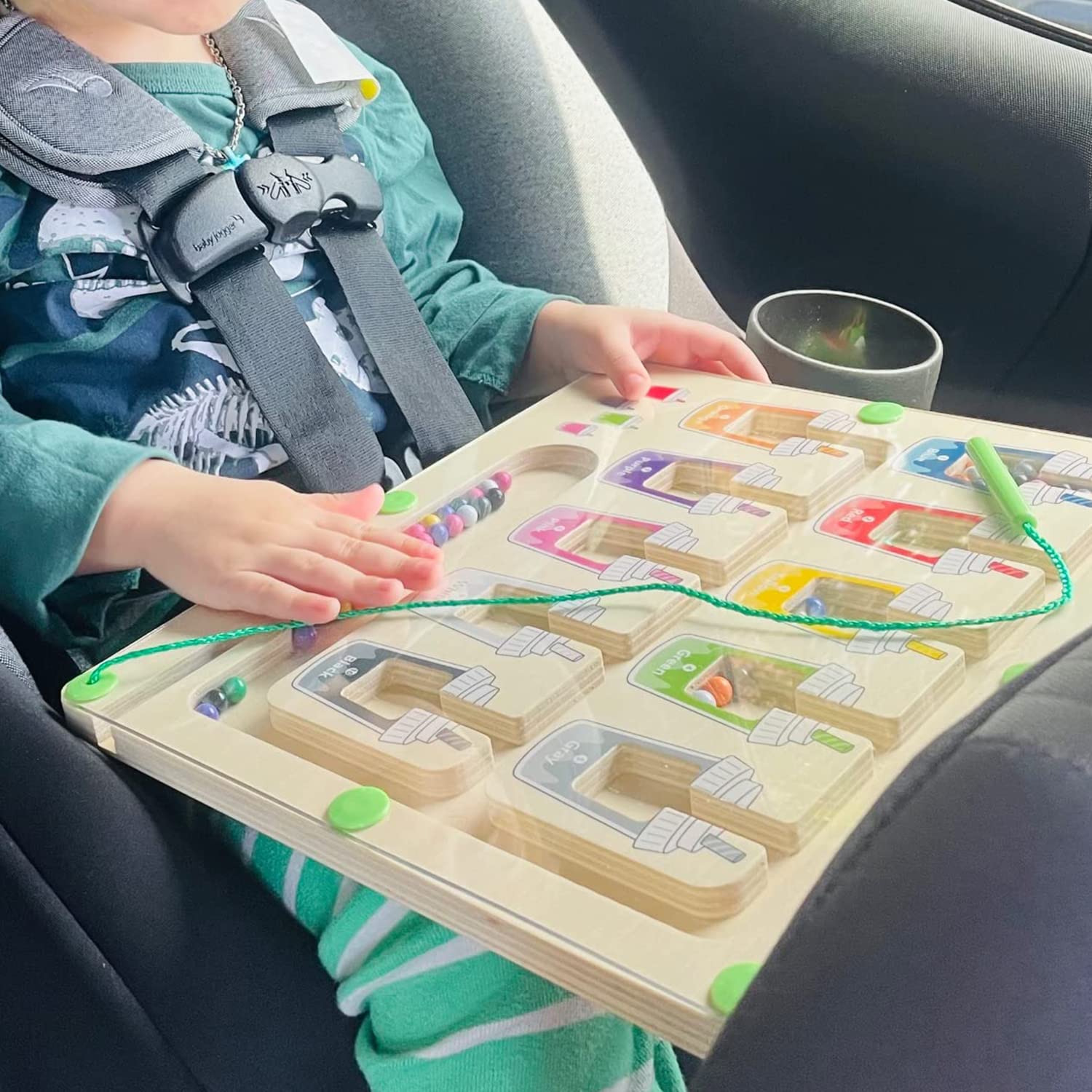 Foto 5 pulgar | Venta Internacional - Laberinto Magnético De Colores Y Números Mtyokiln Para Niños De 3 A 5 Años