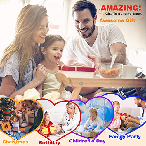 Foto 8 pulgar | Venta Internacional - Building Blocks Moontoy Jiraffe Baby Stacking Para Niños Pequeños