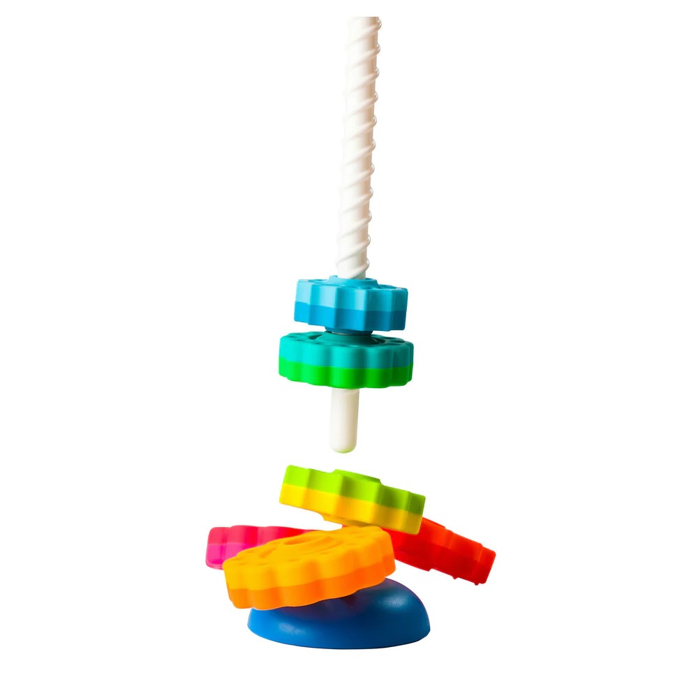 Foto 4 pulgar | Juguete Sensorial Multicolor Apilar Y Girar Fat Brain