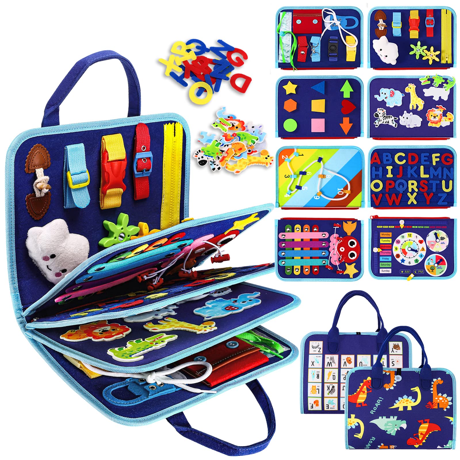 Foto 1 | Juguetes Sensoriales Montessori Busy Board Esjay Para Niños Pequeños De 1 A 4 Años - Venta Internacional.