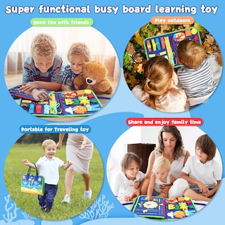 Foto 5 | Juguete Montessori Khlerox De Busy Board Para Niños Pequeños Con 26 Animales - Venta Internacional.