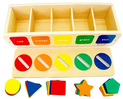 Foto 2 | Montessori Toys Daily Funn, Clasificación Por Colores Y Formas, De 1 A 3 Años - Venta Internacional.