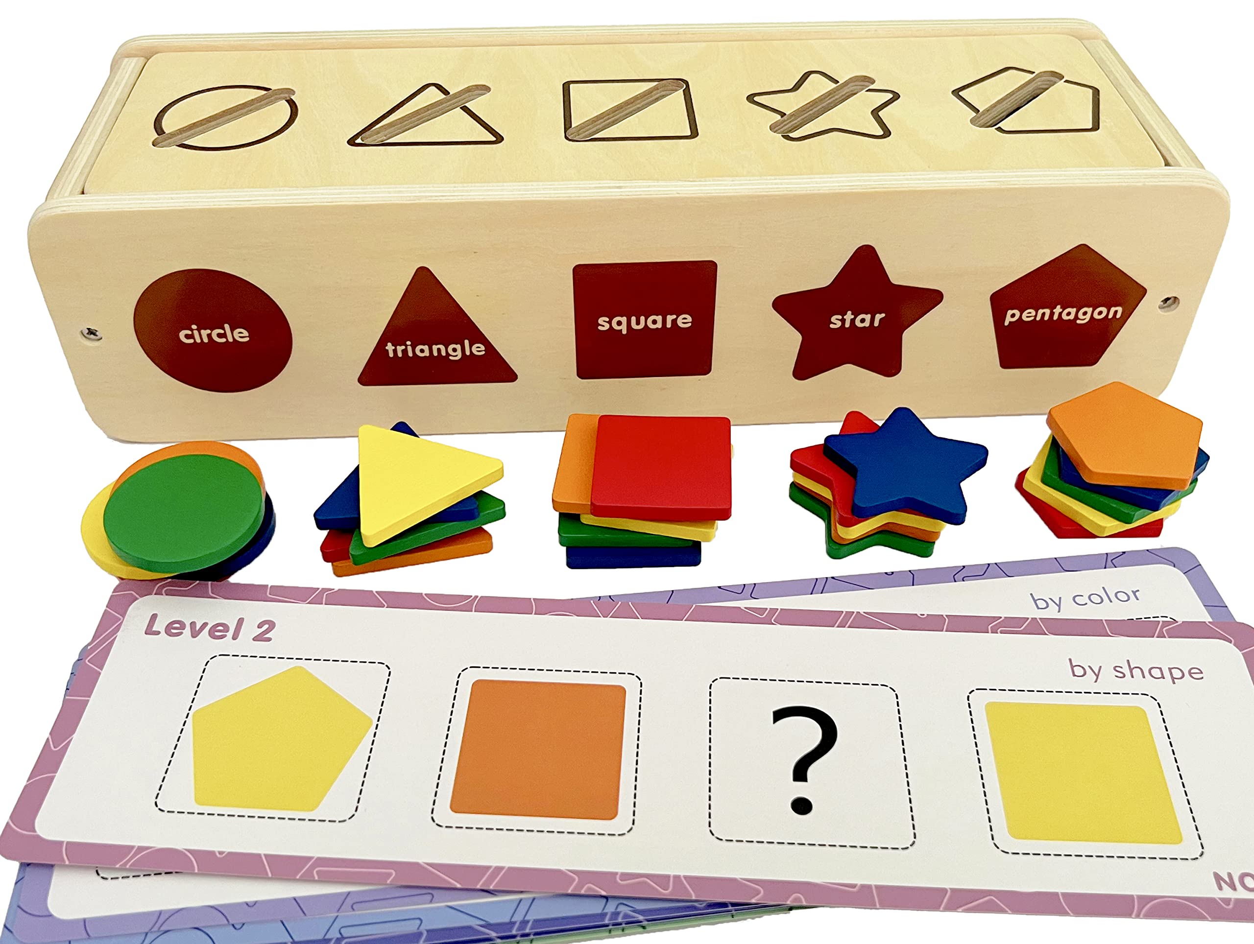 Foto 5 pulgar | Montessori Toys Daily Funn, Clasificación Por Colores Y Formas, De 1 A 3 Años - Venta Internacional.