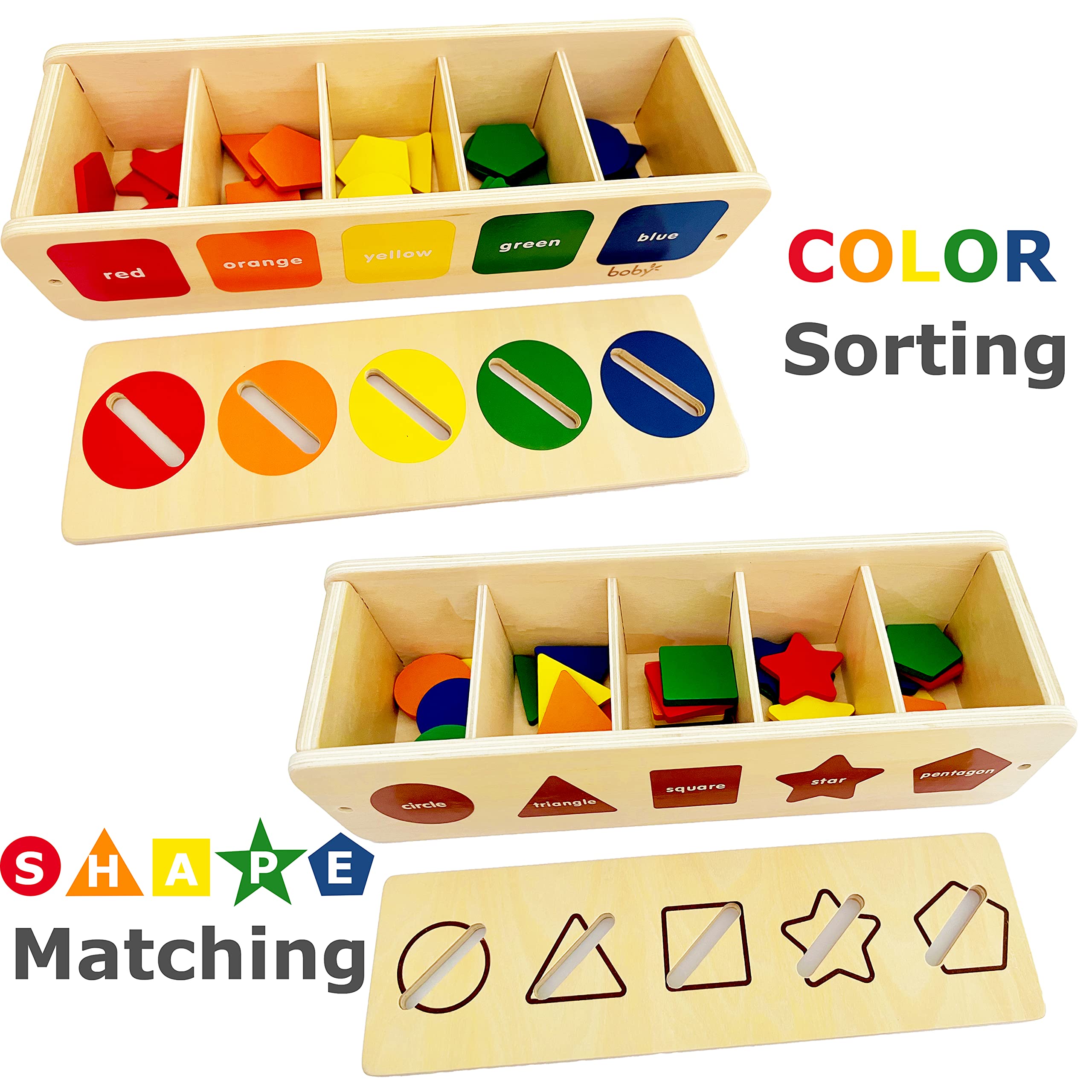 Foto 6 pulgar | Montessori Toys Daily Funn, Clasificación Por Colores Y Formas, De 1 A 3 Años - Venta Internacional.