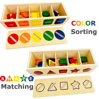 Foto 5 | Montessori Toys Daily Funn, Clasificación Por Colores Y Formas, De 1 A 3 Años - Venta Internacional.