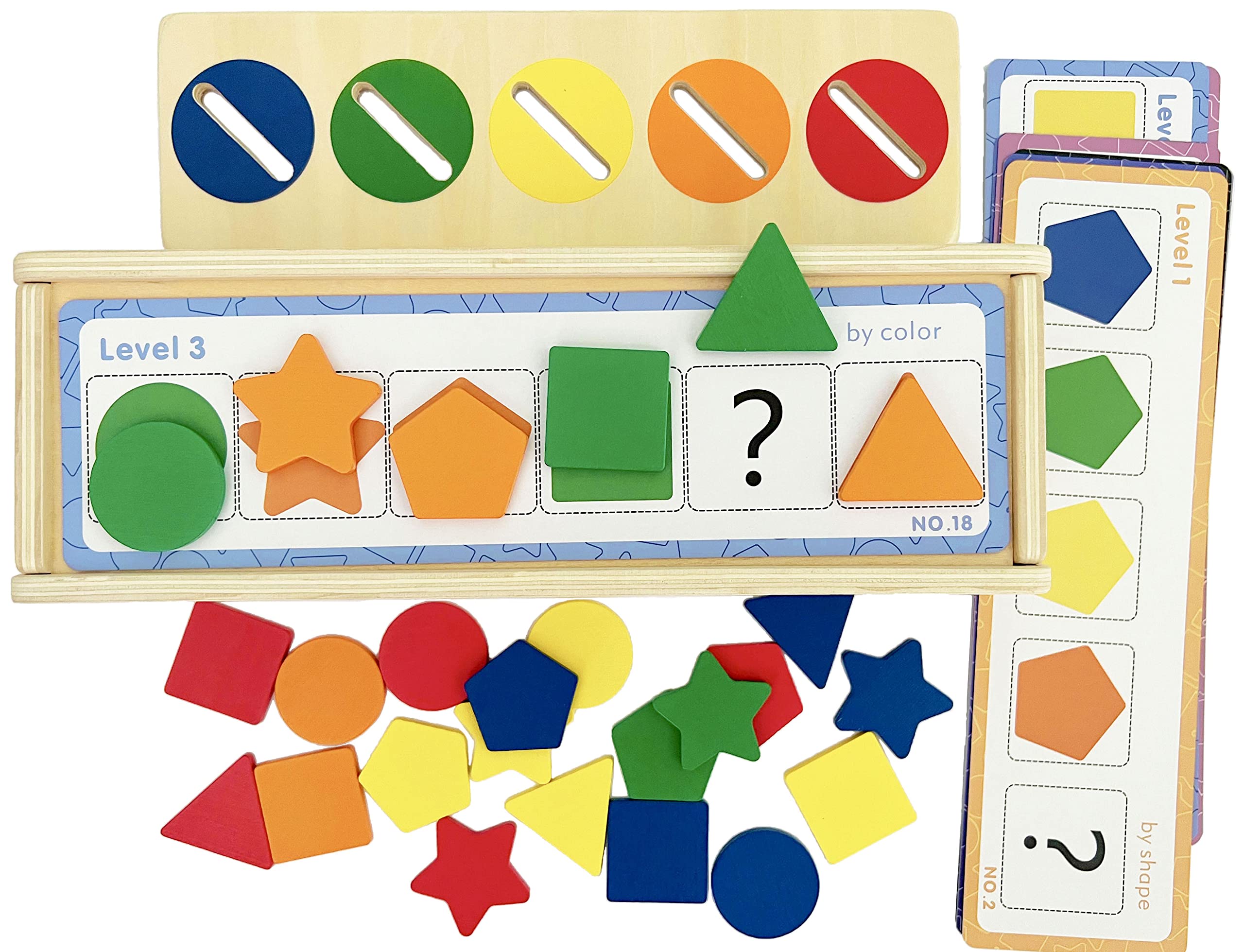 Foto 7 pulgar | Montessori Toys Daily Funn, Clasificación Por Colores Y Formas, De 1 A 3 Años - Venta Internacional.