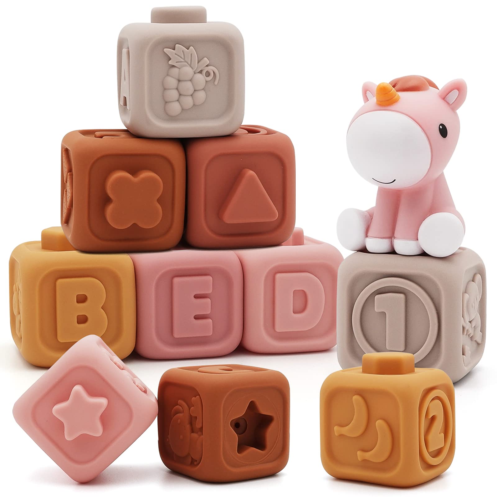 Foto 2 pulgar | Building Blocks Nueplay Soft Con Figura De Caballo Para 6 A 18 Meses - Venta Internacional.
