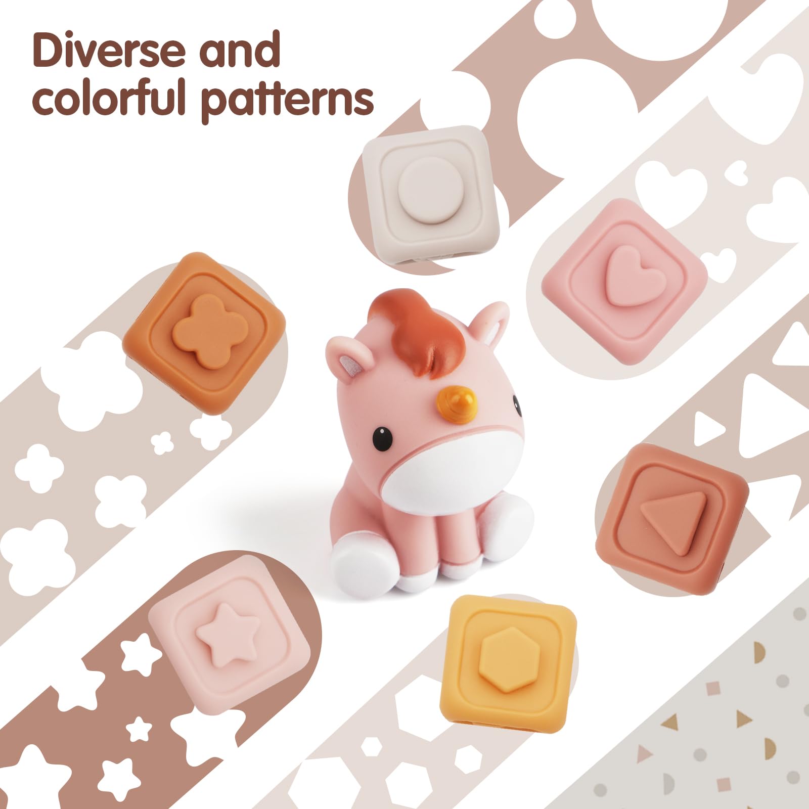Foto 3 pulgar | Building Blocks Nueplay Soft Con Figura De Caballo Para 6 A 18 Meses - Venta Internacional.