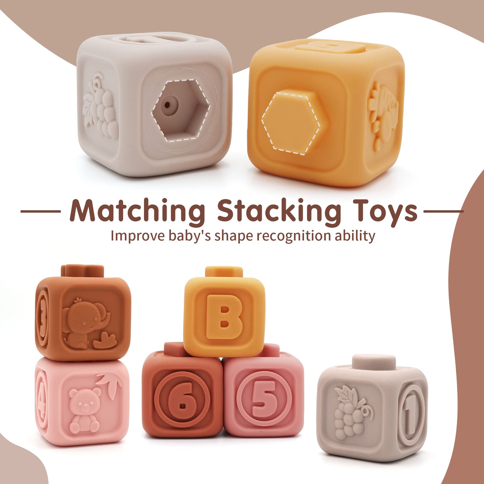 Foto 5 pulgar | Building Blocks Nueplay Soft Con Figura De Caballo Para 6 A 18 Meses - Venta Internacional.