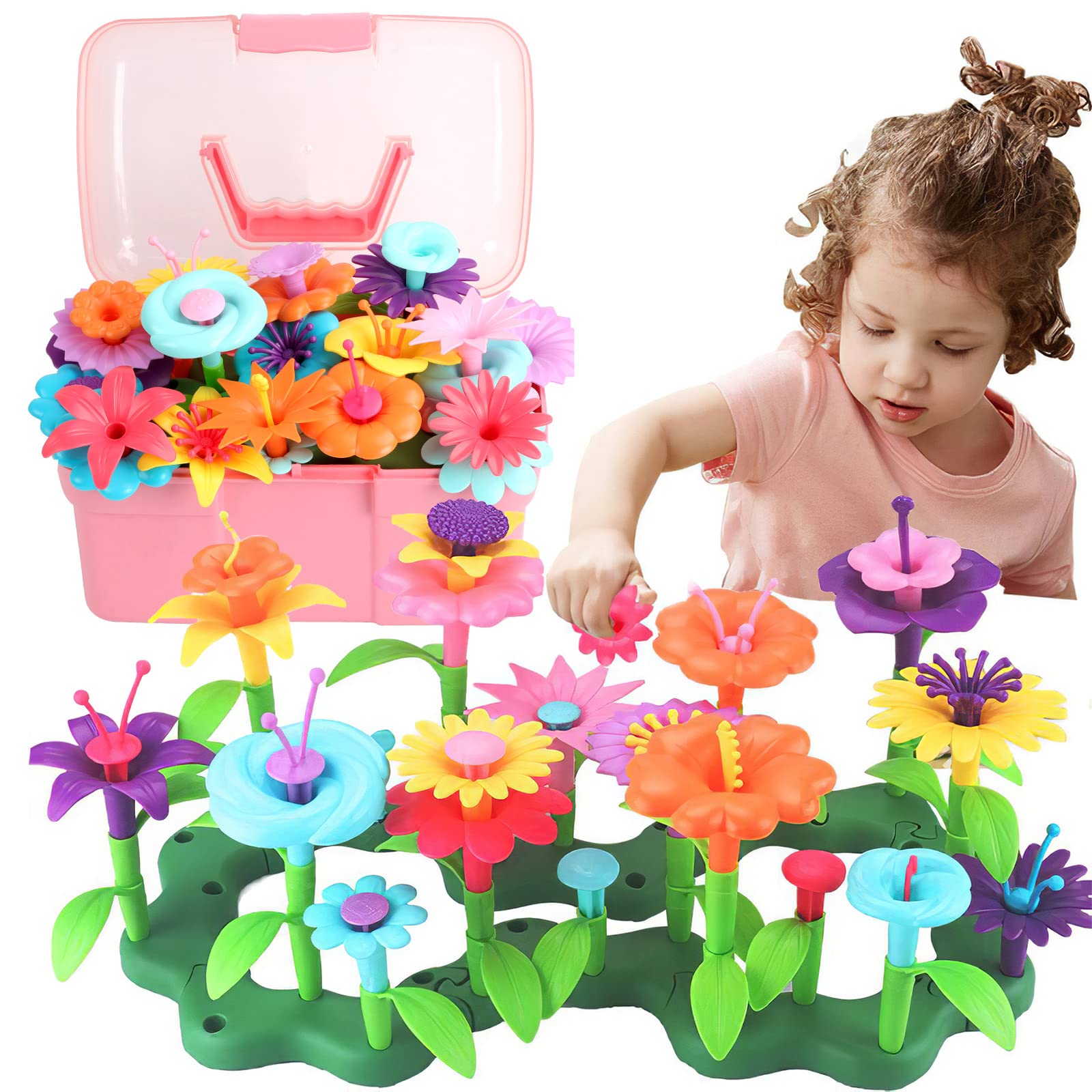 Juguete De Construcción De Jardines De Flores Cenove Para Niños De 3 A 7 Años - Venta Internacional.