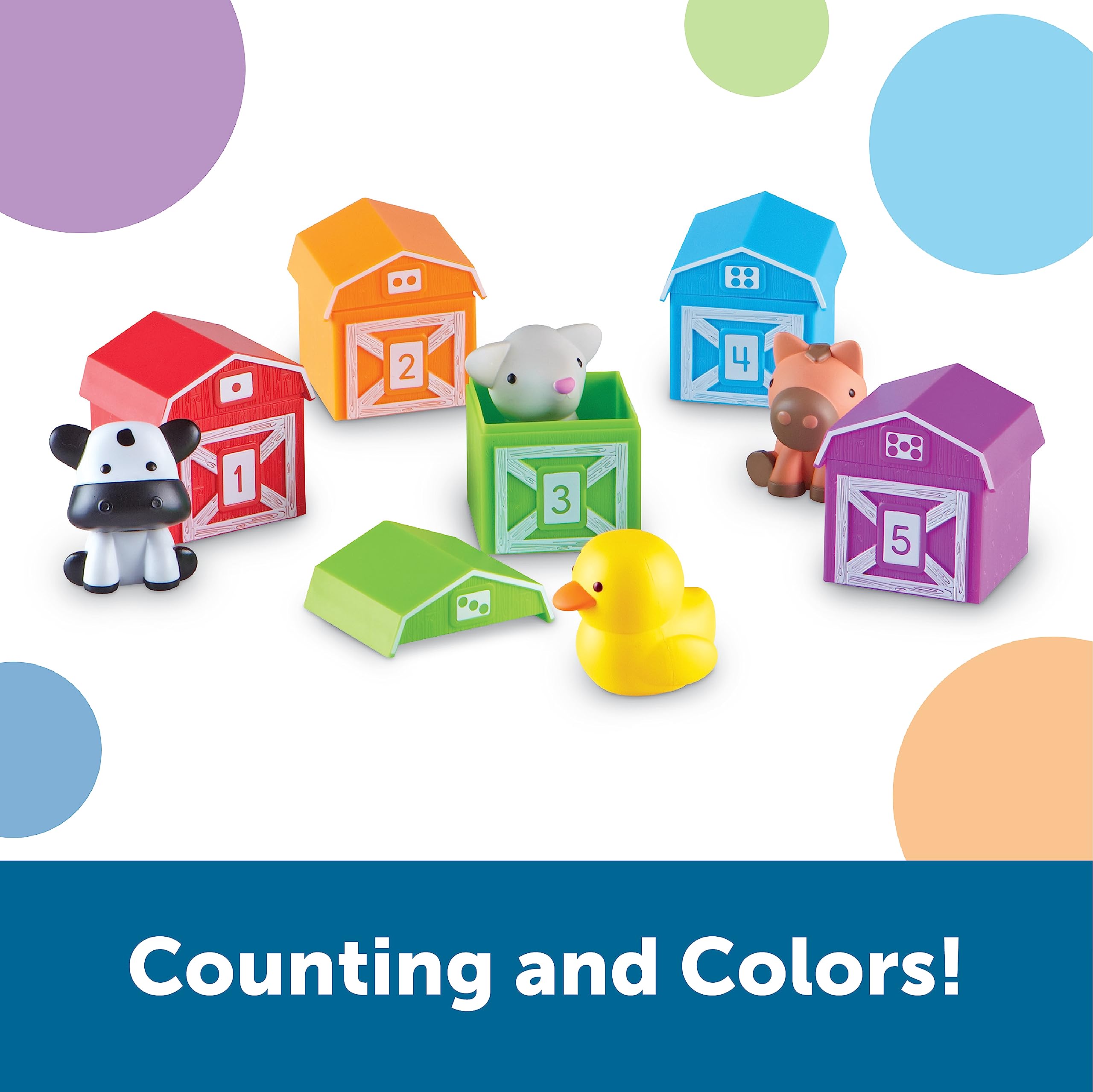 Foto 5 pulgar | Toy Learning Resources Peekaboo Learning Farm, 10 Piezas - Venta Internacional.